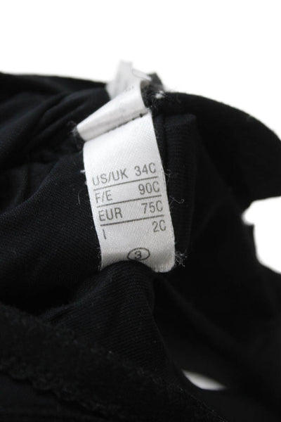 Cosabella Womens Black V-Neck Basic Camisole Sleeveless Size 3