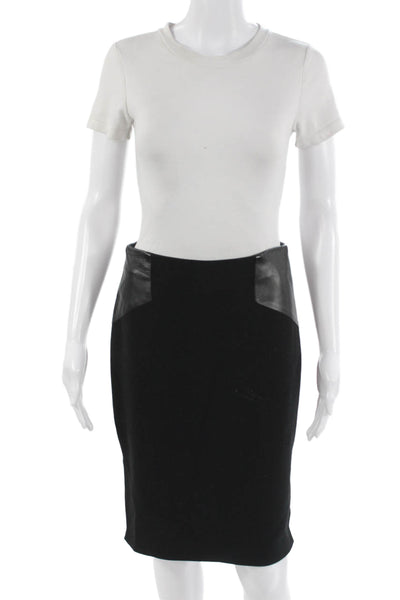 Milly Women Straight Pencil Skirt Black Size 4