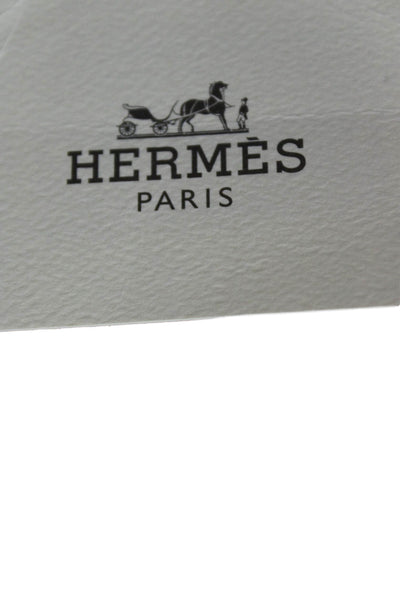 Hermes Womens Shearling Lambskin Wool Skin Scarf Camel Blanc Size 25CMX190CM