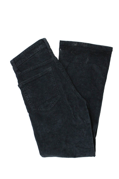 Joes Unisex Black 90s Pants Button Closure Cotton Elastane Size 23