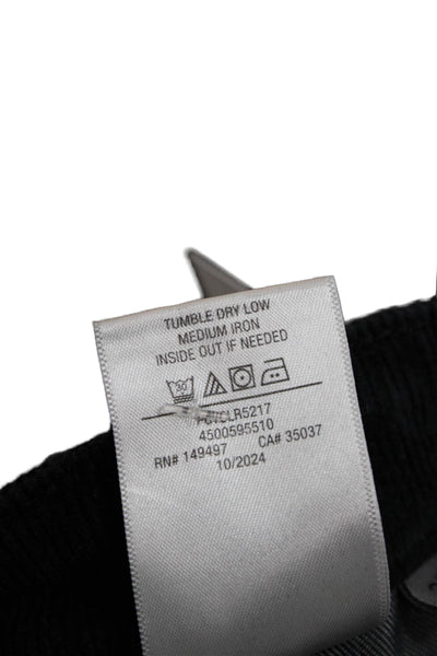 Joes Unisex Black 90s Pants Button Closure Cotton Elastane Size 23