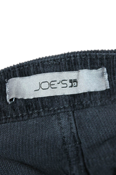 Joes Unisex Black 90s Pants Button Closure Cotton Elastane Size 23