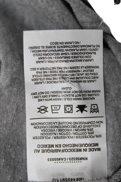 Nike Childrens Boys Long Sleeves Tee Shirt Grey Cotton Size Large