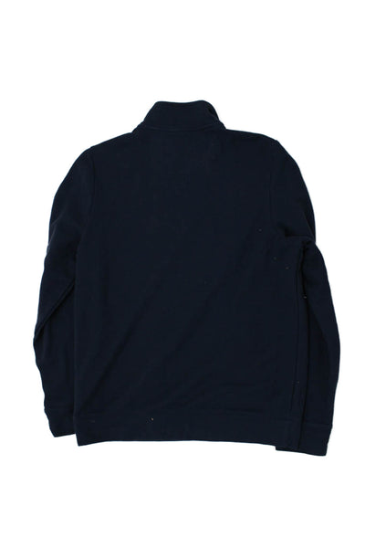 Vineyard Vines Childrens Boys 1/2 Zipper Sweatshirt Navy Blue Size 16
