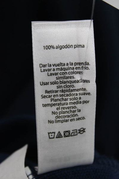 Vineyard Vines Childrens Boys 1/2 Zipper Sweatshirt Navy Blue Size 16