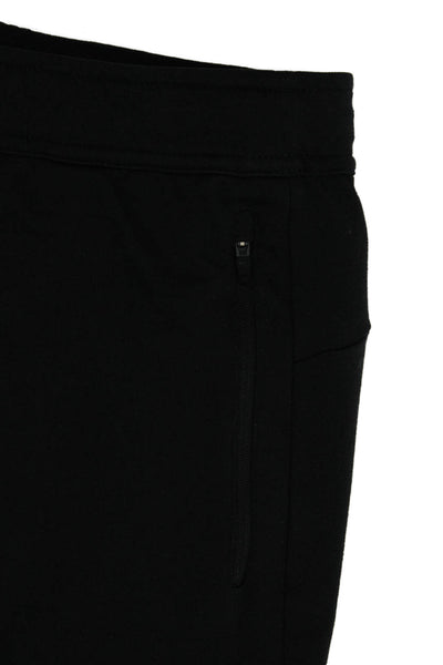 Nike Childrens Boys Pull On Sweatpants Black White Size Large