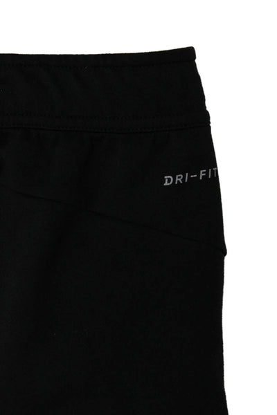 Nike Childrens Boys Pull On Sweatpants Black White Size Large