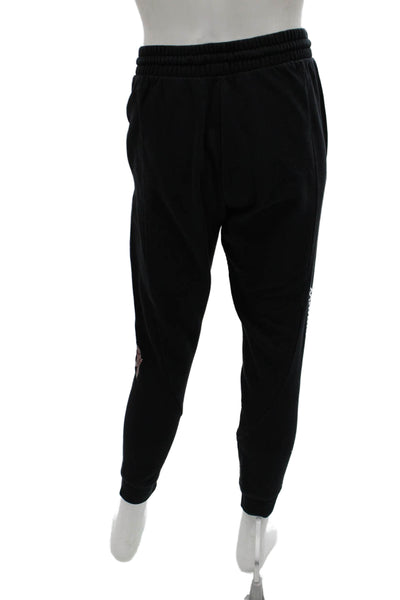 Adidas Mens Jogger Sweatpants Black Drawstring Size M