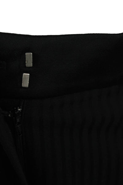 Ba&Sh Unisex Black Striped Dress Pants Hook & Eye Size 34