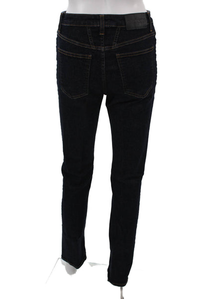 Closed Womens Skinny Straight Mid Rise Dark Blue Jeans Size 26