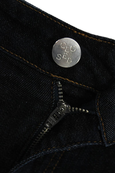 Closed Womens Skinny Straight Mid Rise Dark Blue Jeans Size 26