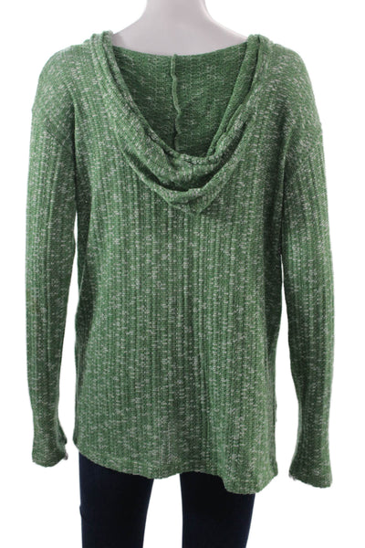 LNA Unisex Pullover V Neck Green Long Sleeve Size XS