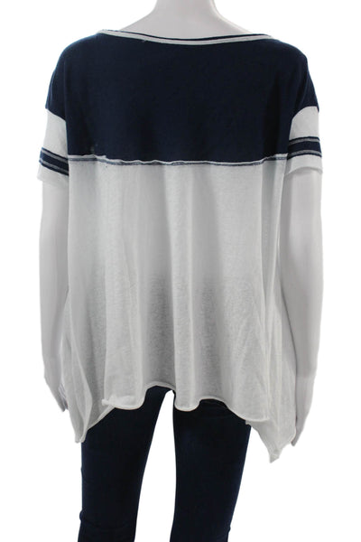 We The Free Women Boho Basic Jersey Short Sleeve T-Shirt White Size XS