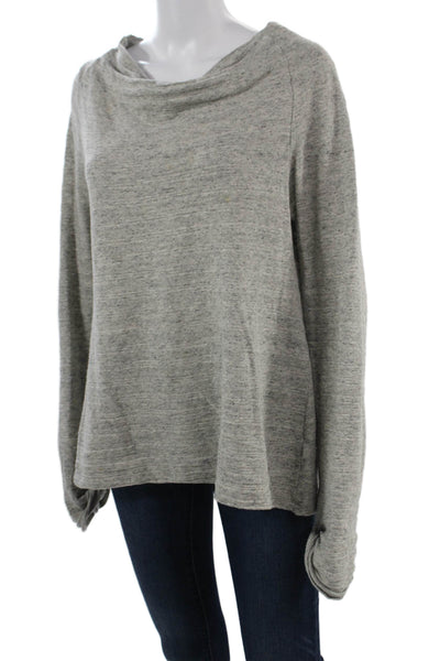 Standard James Perse Unisex Pullover Sweater Gray Wool Acrylic Size 3