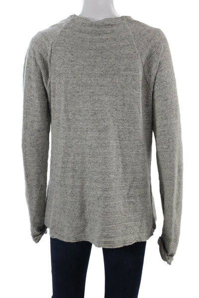 Standard James Perse Unisex Pullover Sweater Gray Wool Acrylic Size 3