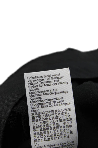 J Crew Unisex Black Linen Dress Pants Size 2