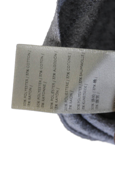Maeve Anthropologie Women Pullover Sweatshirt Gray Quote Crewneck Size XS
