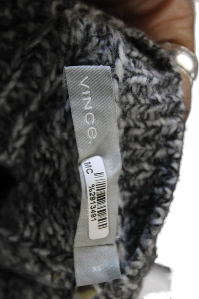 Vince Unisex Dark Gray V Neck Cashmere Wool Pullover Sweater Size XS