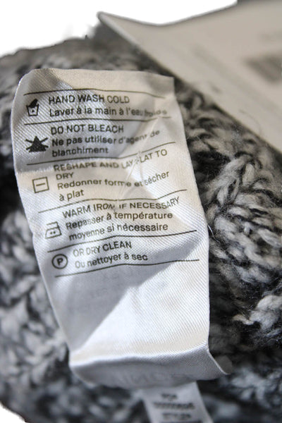 Vince Unisex Dark Gray V Neck Cashmere Wool Pullover Sweater Size XS