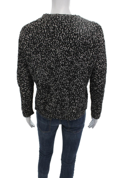 Vince Unisex Black Crew Neck Cashmere Wool Pullover Sweater Size XS
