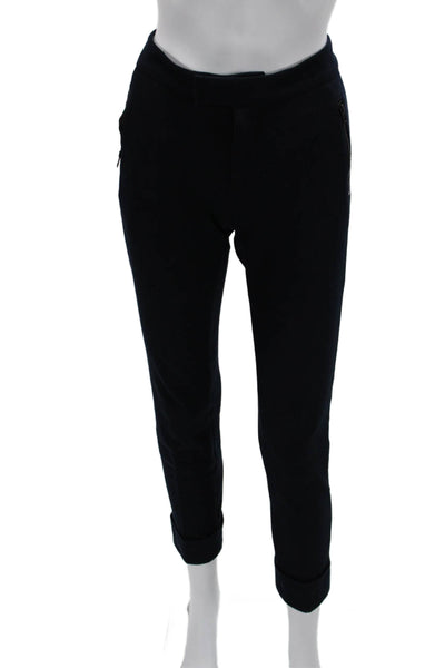 Rag & Bone Womens Cropped Ankle Pants Dark Blue 100% Cotton Size 2