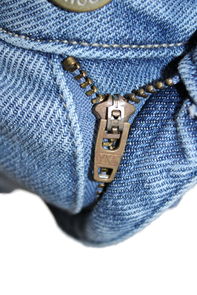 Wit & Wisdom Women Cropped Capri Jeans Blue High Rise Size 2