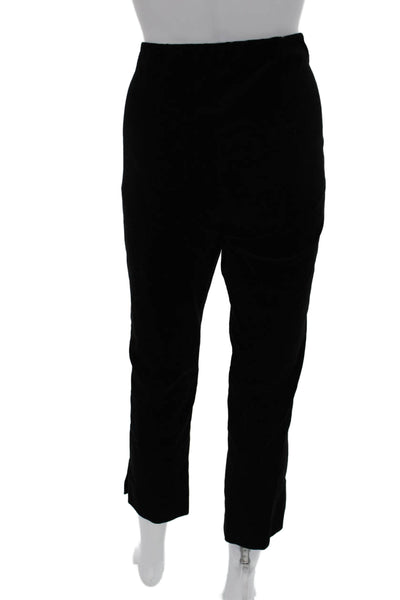 Vince Womens Cropped Ankle Pants Black Petite Size S