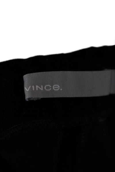Vince Womens Cropped Ankle Pants Black Petite Size S