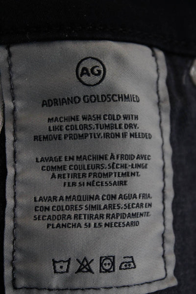 AG Adriano Goldschmied Women Dark Blue Cropped Ankle Pants Size 29