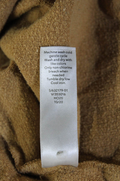 Athleta Unisex Pullover Sweater Beige Long Sleeve Crew Neck Size S