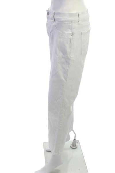 DL1961 Womens High Rise Ankle Cropped White Jeans Size 29