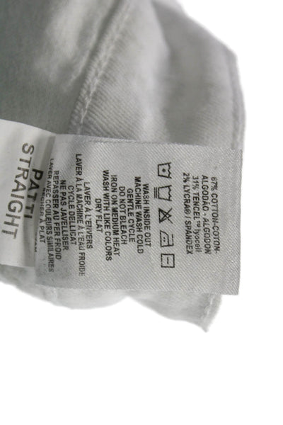 DL1961 Womens High Rise Ankle Cropped White Jeans Size 29