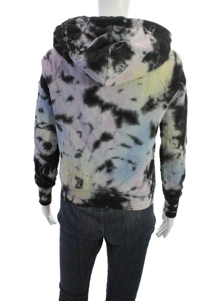 NSF Unisex Pullover Hoodie Black 100% Cotton Drawstring Long Sleeve 90s Size XS