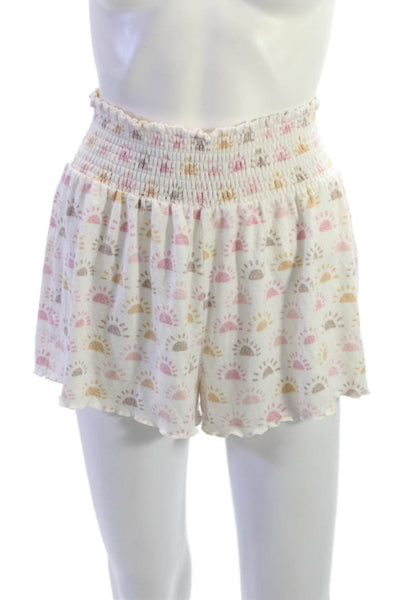 Z Supply Unisex White Beach Shorts Size M