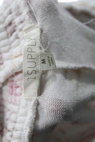 Z Supply Unisex White Beach Shorts Size M