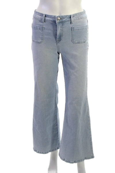 Tractr Childrens Girls High Rise Wide Leg Jeans Blue Size 12