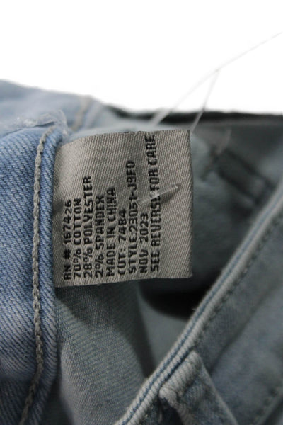 Tractr Childrens Girls High Rise Wide Leg Jeans Blue Size 12