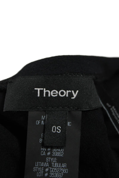 Theory Womens Sleeveless Scoop Neck Black Nylon Romper Size One Size
