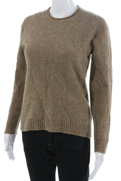 Marine Layer Unisex Pullover Sweater Brown Merino Wool Size S