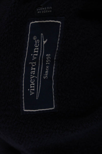 Vineyard Vines Unisex Pullover Hoodie Dark Blue Cotton Graphic Size S