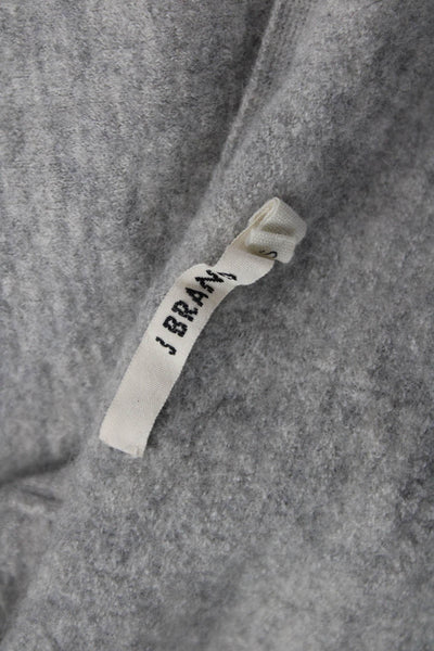J Brand Unisex Cashmere V Neck Gray Button Long Sleeve Cardigan Size S