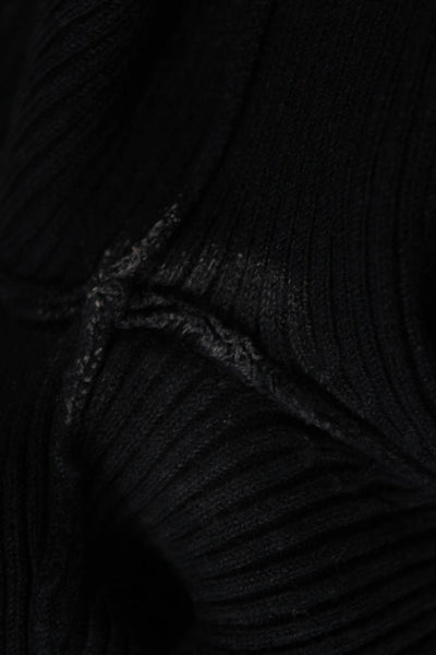 525 America Unisex Black Pullover Sweater 80% Rayon 20% Nylon Crew Neck Size XS