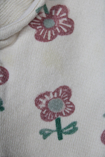 Petit Bateau Childrens Girls Floral Print Dress White Multi Size 12 Months