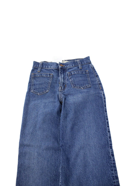 Madewell Womens Mom Straight Jeans Blue Mid Rise Button Size 23