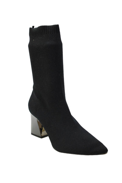 Zara Woman Womens Knit Sock Boots Black Size 38 8