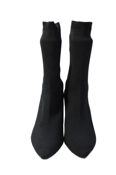Zara Woman Womens Knit Sock Boots Black Size 38 8