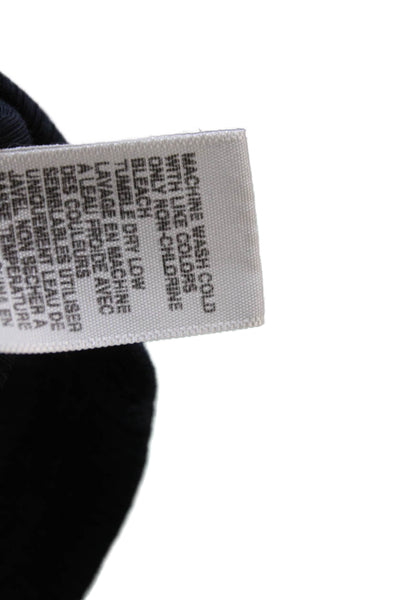James Perse Women Basic Black Long Sleeve T-Shirt Size 1