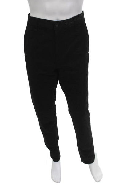 Rag & Bone Mens Dress Pants Black 32in Inseam 97% Cotton Size 34