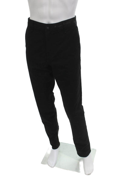 Rag & Bone Mens Dress Pants Black 32in Inseam 97% Cotton Size 34