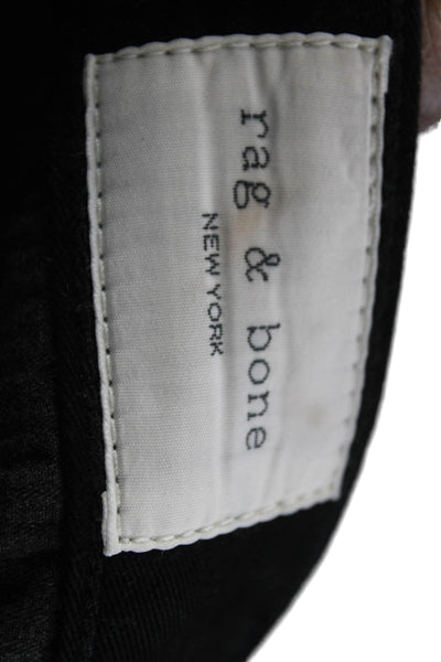 Rag & Bone Mens Dress Pants Black 32in Inseam 97% Cotton Size 34